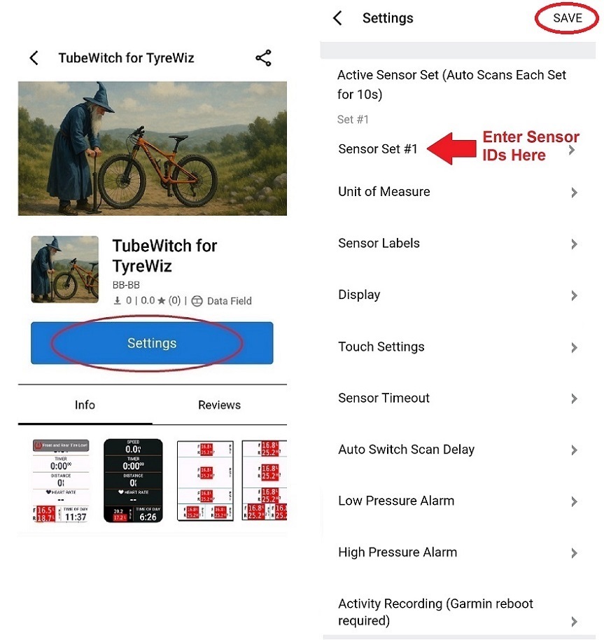 TubeWitch layout options